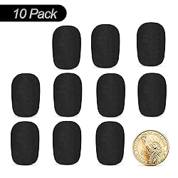 Phinus 10 Pack Lapel Microphone Windscreen, Headset
