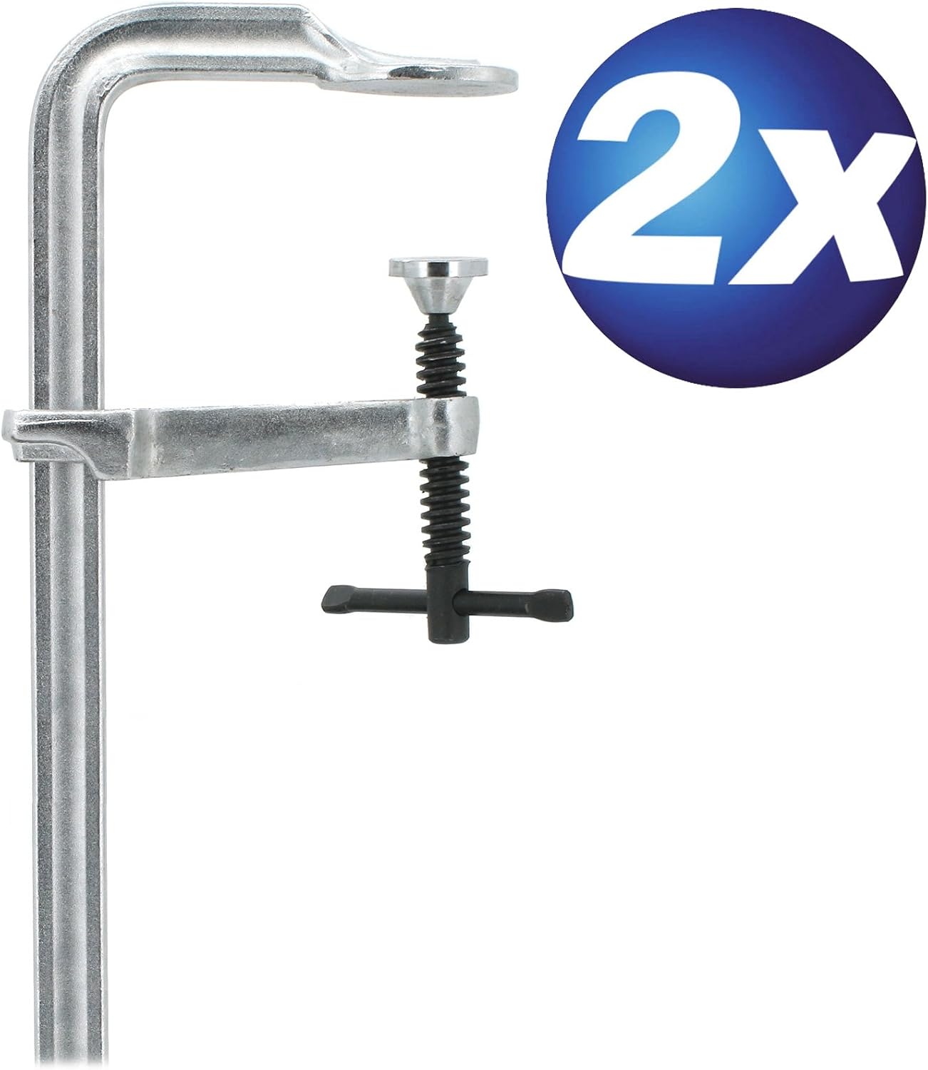 2 X G Clamp 500 X 120 Mm Amazon Co Uk Diy Tools