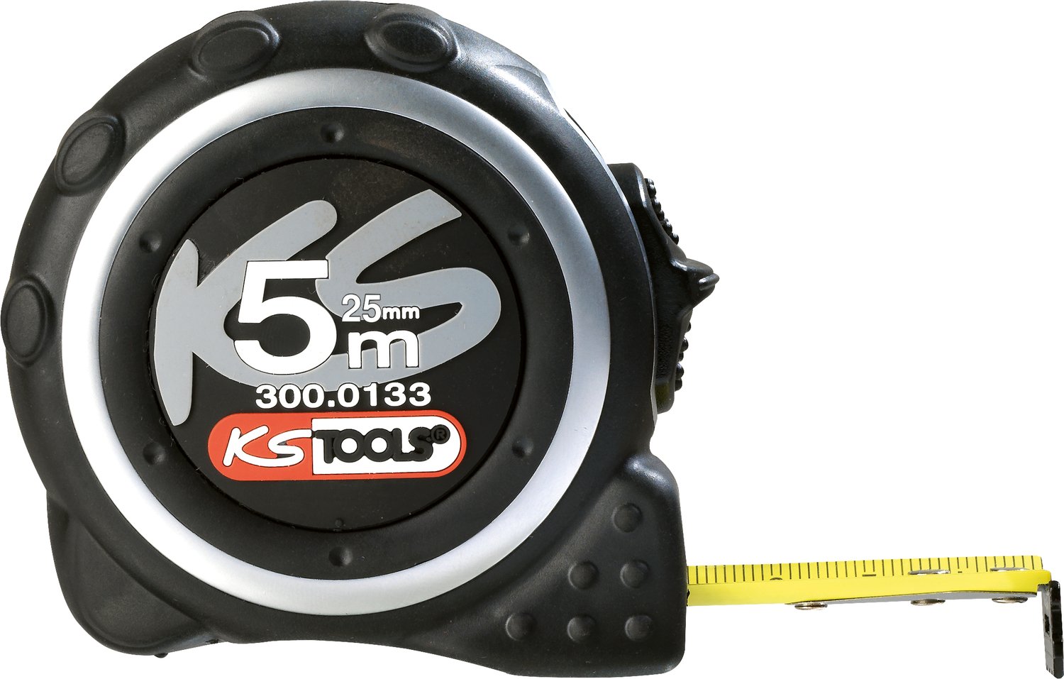 KS Tools 300.0133 Precision+ Steel Tape Measure 5Mx25mm