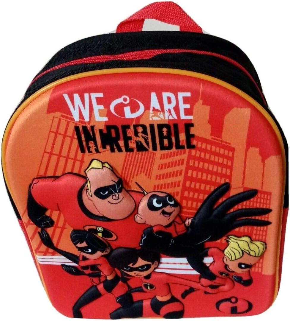 Disney Incredibles 3D Effect Backpack Rucksack School Bag Kids Children, 31cm, Multi - Image 5