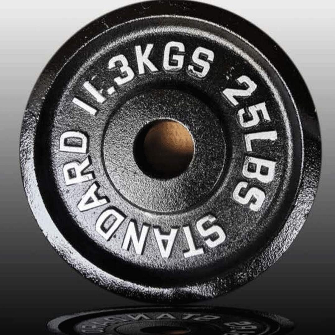 Bbrand Olympic Barbell Grip Plate,(25 Lbs×2), cast Iron 2 inch counterweight Plate, Used for Weightlifting and Strength Training