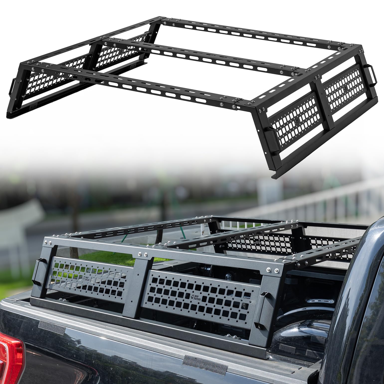 Hpi Headache Rack JOYTUTUS Truck Bed Rear Bar Back Rack Compatible With 2015-2024 F150 & 2017-2024 F250 F350, Back Headache Rack F150