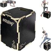 3 in 1 Non-Slip Wooden Plyometric Jump Box Adjustable Box Jumps for Home Gym Step-Ups Training