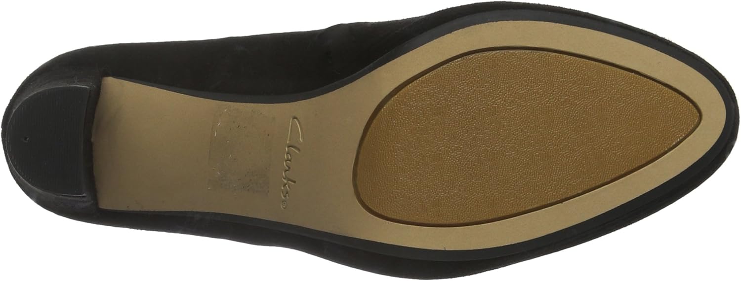 clarks kendra sienna black suede