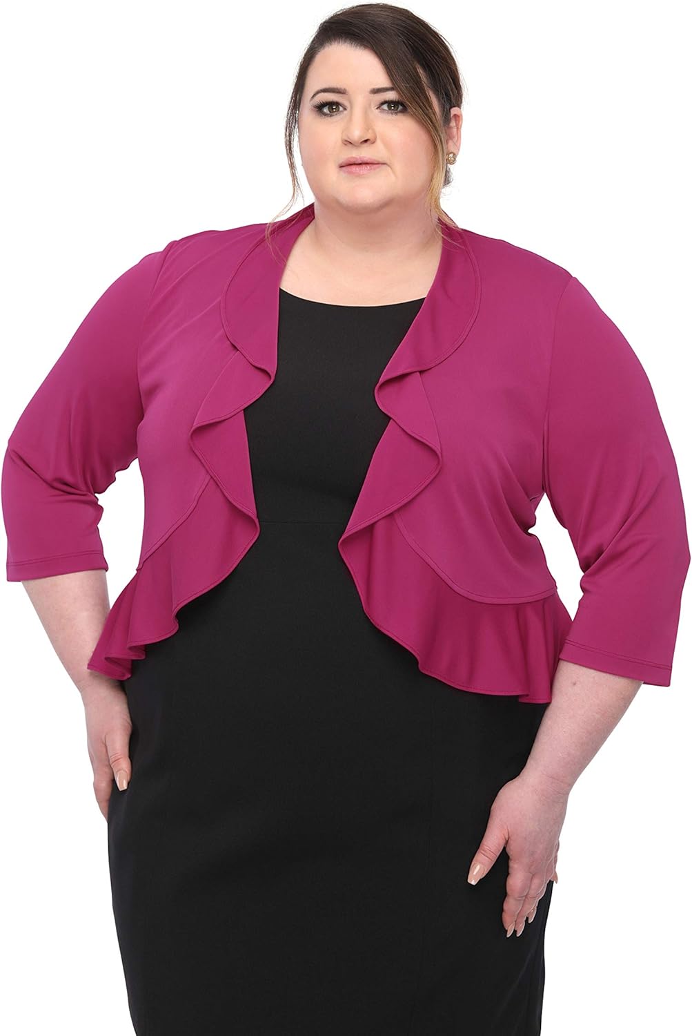 plus size formal bolero