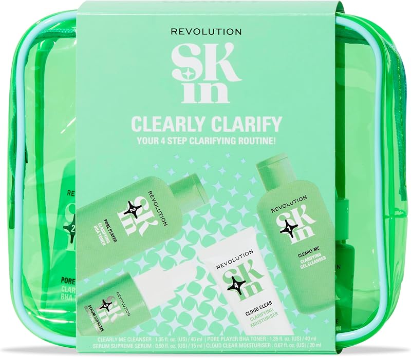 Revolution Skincare Clearly Clarify 4 Step Starter Kit 4-Piece Set