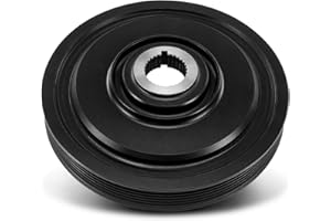 A-Premium Engine Harmonic Balancer Pulley - OHV V6 3.0 3.2 3.5L - Compatible with Honda, Acura & Saturn Cars - 2003-2010 - Od