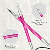 KnitPro Zing Fixed Circular Needles 24in 60cm 5.00mm view 2