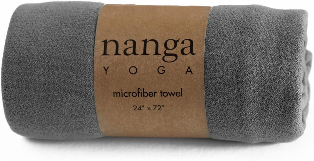 Hot Yoga Towel – Beautiful, Non Slip, Skidless, Ultra Absorbent, Lightweight, Microfiber Towel Sized for Yoga Mats