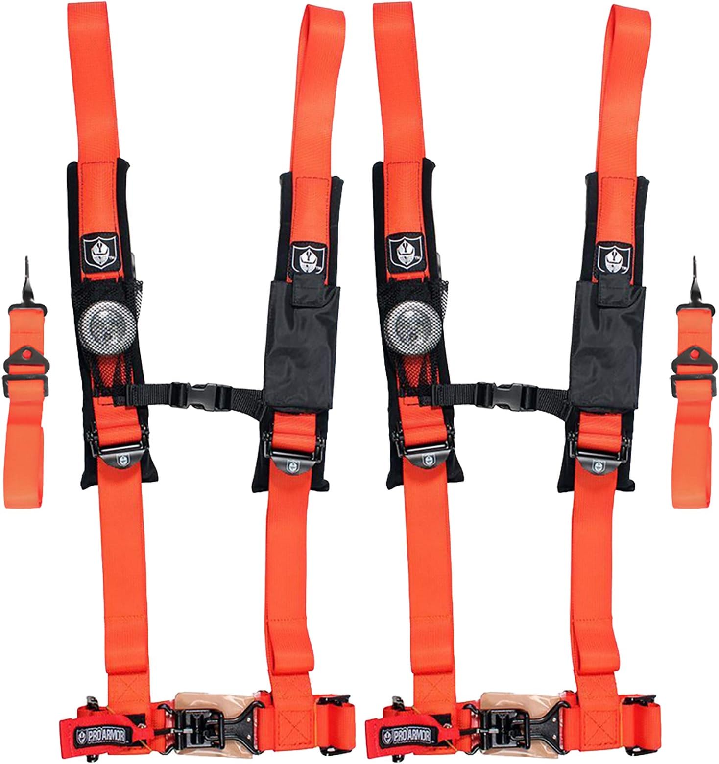 Pro ArmorA115220OR Orange 5-Point Harness 2" Straps, 2 Pack