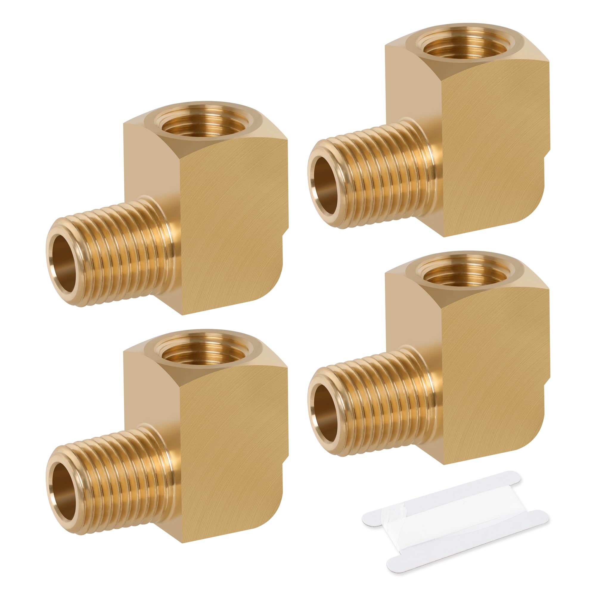 Ailbiuko Brass Fitting,90 Degree Barstock Street