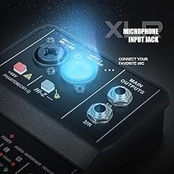 G-MARK Mini Audio Mixer 2 Channel With 48V Phantom
