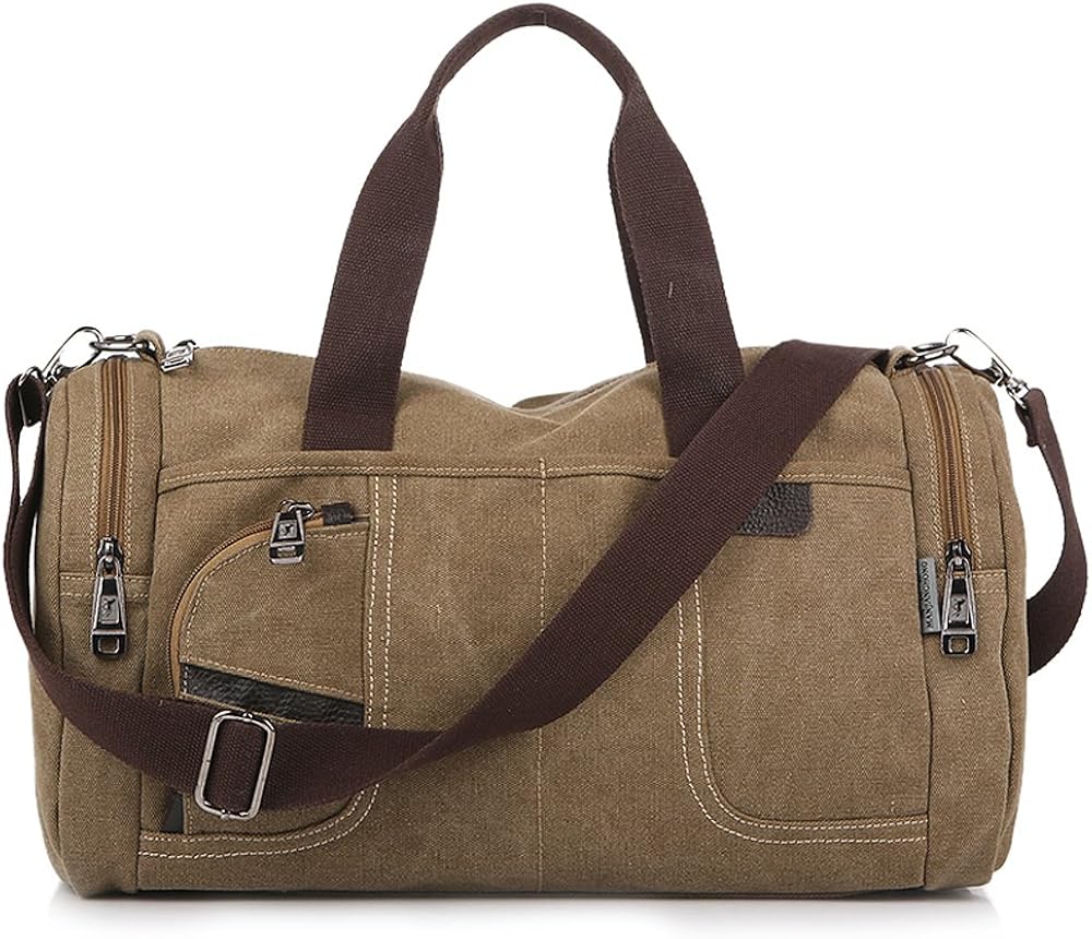 Duffel Bag Large Canvas Travel Tote Bags for Men Women