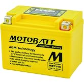 Motobatt MBTX4U Battery | OEM replacement, fits Ktm 450SMR E/XC Racing 4-Stroke EXC-F 85-87 83-84 NCH50 Metropolitan NN50MD Gyro, for scooter, MBTX4U