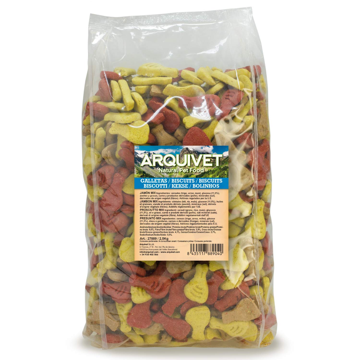 Arquivet Biscuits Ham Mix 5 kgs – 5030 Gr