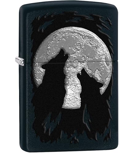 Amazon.com: Zippo Lighter: Mazzi Winter Wolves - Brushed Chrome