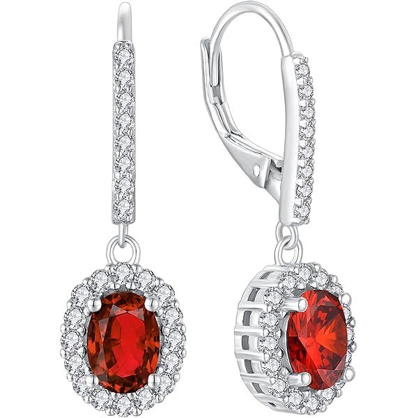 Aquamarine Earrings Diamond Teardrop Halo Cluster Leverback Drop