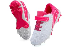 BKWHDAY Girls Softball Cleats Turf Baseball Shoes for Youth Kids Boys Lightweight Performance Supportive