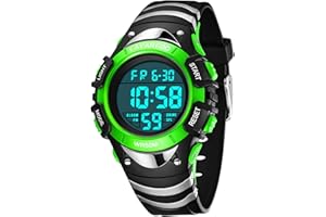 VTAIGE Kids Watch for 3-12 Year Old Boys Girls, Digital Watch for Kids Sport Outdoor Multifunctional Waterproof Watches with Alarm/LED Light/Stopwatch/Calendar Boys Wristwatch for Student, Kids Gift