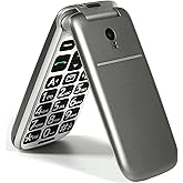 artfone 4G Volte Unlocked Flip Cell Phones Canada Mobile Phone for Seniors with SOS Button 2.4" Display Loud Volume USB-C &Do