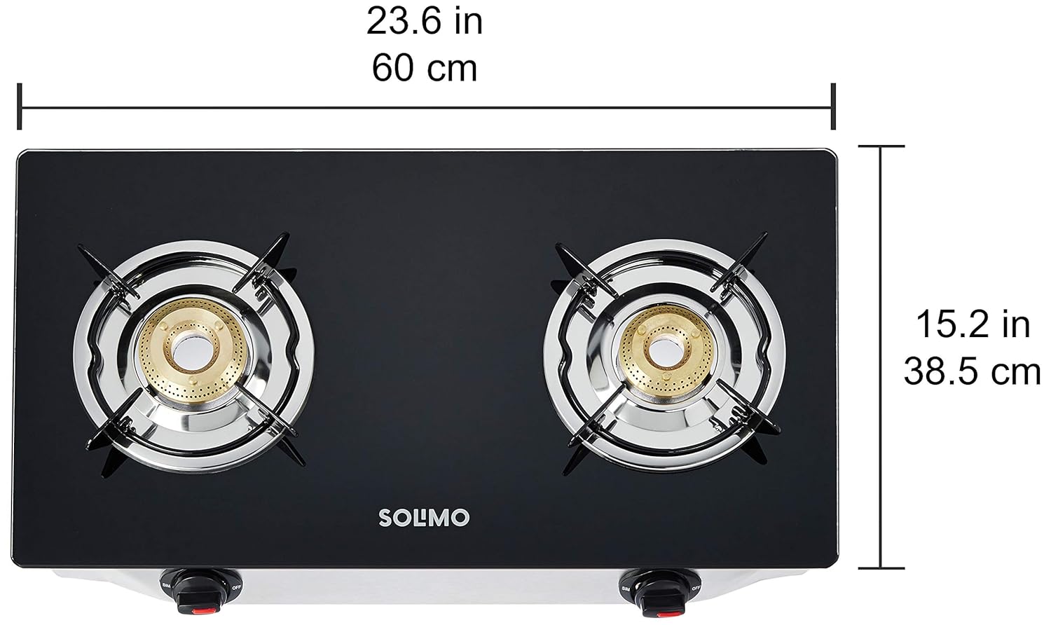 Glass Top 2 Burner Gas Stove ISI Certified Best Price With Best Deal