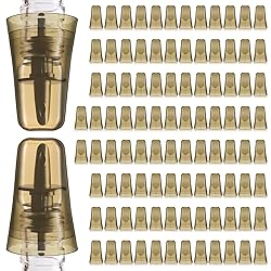 100 Pieces Translucent Liquor Pourer Covers