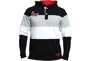 Guinness Long Sleeve Irish Rugby Jersey for Men | Mens Polo Style Rugby Shirt Jerseys Beer Sweatshirt