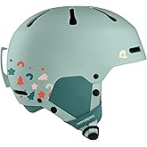 Comstock Kids Ski & Snowboard Helmet with ABS Shell, EPS Impact Protection & 10 Cooling Vents - Adjustable Winter Sports Gear, Goggle Clip