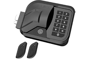 RVLock Trek RV Lock Keyless Entry with USB-C Rechargeable RV Door Lock, 5-Button Key Fob, and 10-Digit Keypad Perfect Replacement for an Rv Door Latch