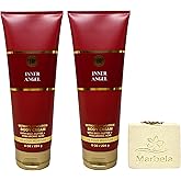 Bath & Body Works Inner Angel 2 Pack Body Cream Bundle with a Creamy Rose Bar Soap - Full Size