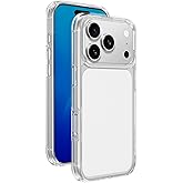 AMAZINGthing for iPhone 17 Pro [Minimal Case], Crystal Clear, Slim, Shockproof Protective Phone Cover, 7.7FT Drop Proof, Anti Yellowing, Transparent