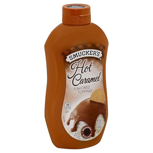 SMUCKER’S HOT CARAMEL MICROWAVEABLE TOPPING, 15.5 OUNCE