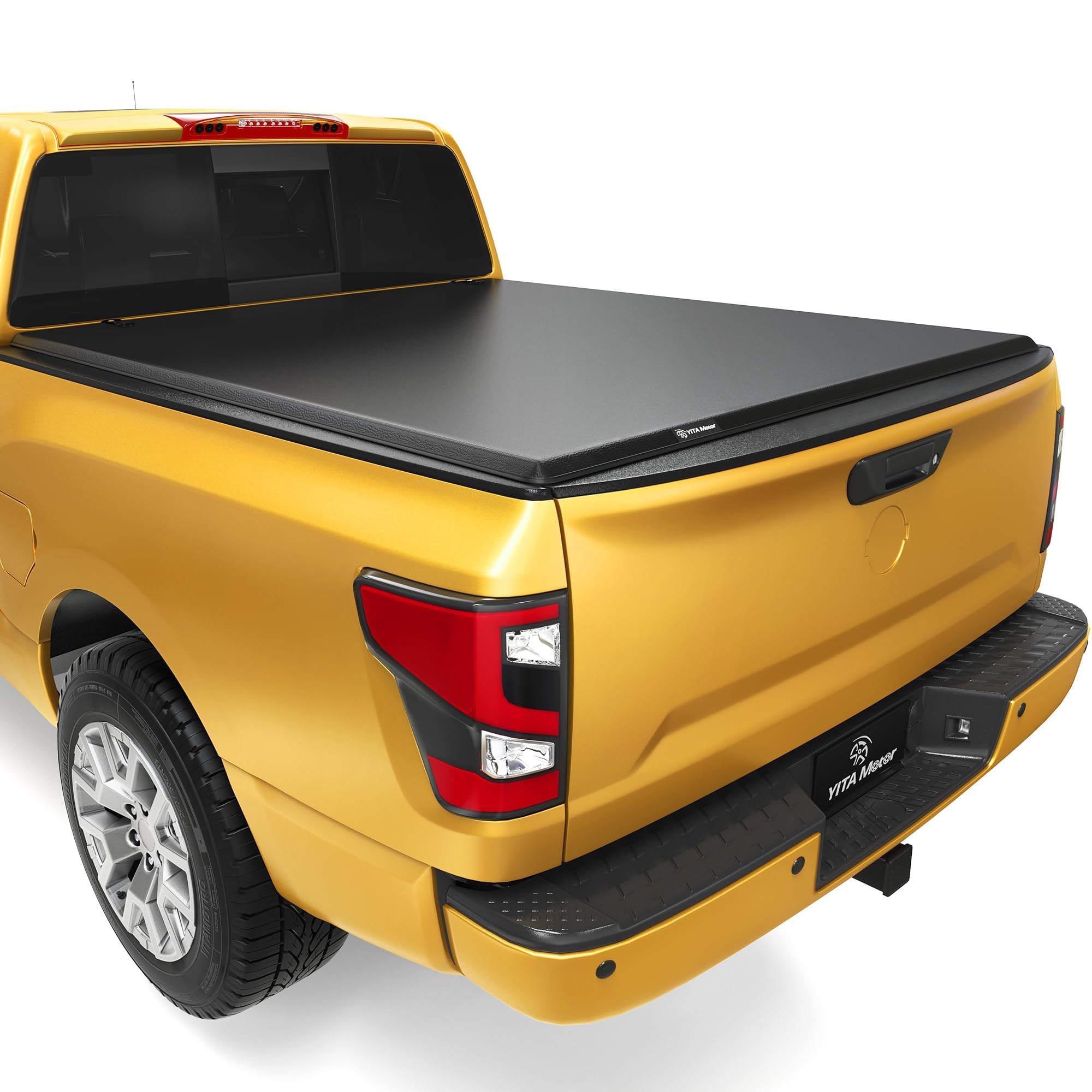 YITAMOTOR Soft Tri-Fold Truck Bed Tonneau Cover Compatible with 2005-2025 Nissan Frontier(NO México), Fleetside 5 ft Bed Image YITAMOTOR Soft Tri-Fold Truck Bed Tonneau Cover Compatible with 2005-2025 Nissan Frontier(NO México), Fleetside 5 ft Bed Image
