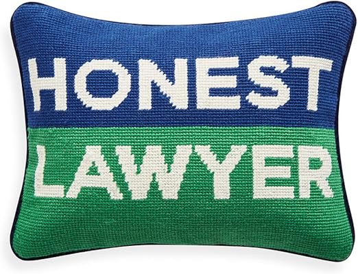 Amazon Com Jonathan Adler Personality Lawyer Needlepoint Throw