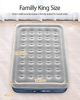 iDOO King Inflatable Mattress with Built-in Pump 203x152x46cm Queen view 5