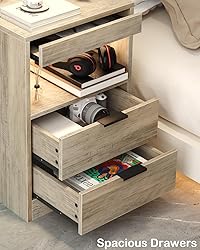 Gadroad LED Nightstand with Charging
