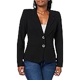 A. Byer Womens Long Sleeve Button Welt Jacket Blazer