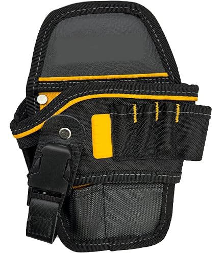 Amazon.com: Tolxh #DWST83486-1 Compact Drill Pouch 6 Pockets Tool