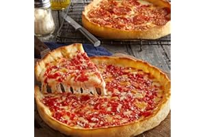 Two Lou Malnati's Deep Dish Pizzas (1 Cheese 1 Sausage)