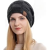 MAOWINTY Beanie for Men and Women, Cuffed Knitted Fleece Lined Soft Warm Running Cycling Ski Hats Stocking Beanies Skull Cap