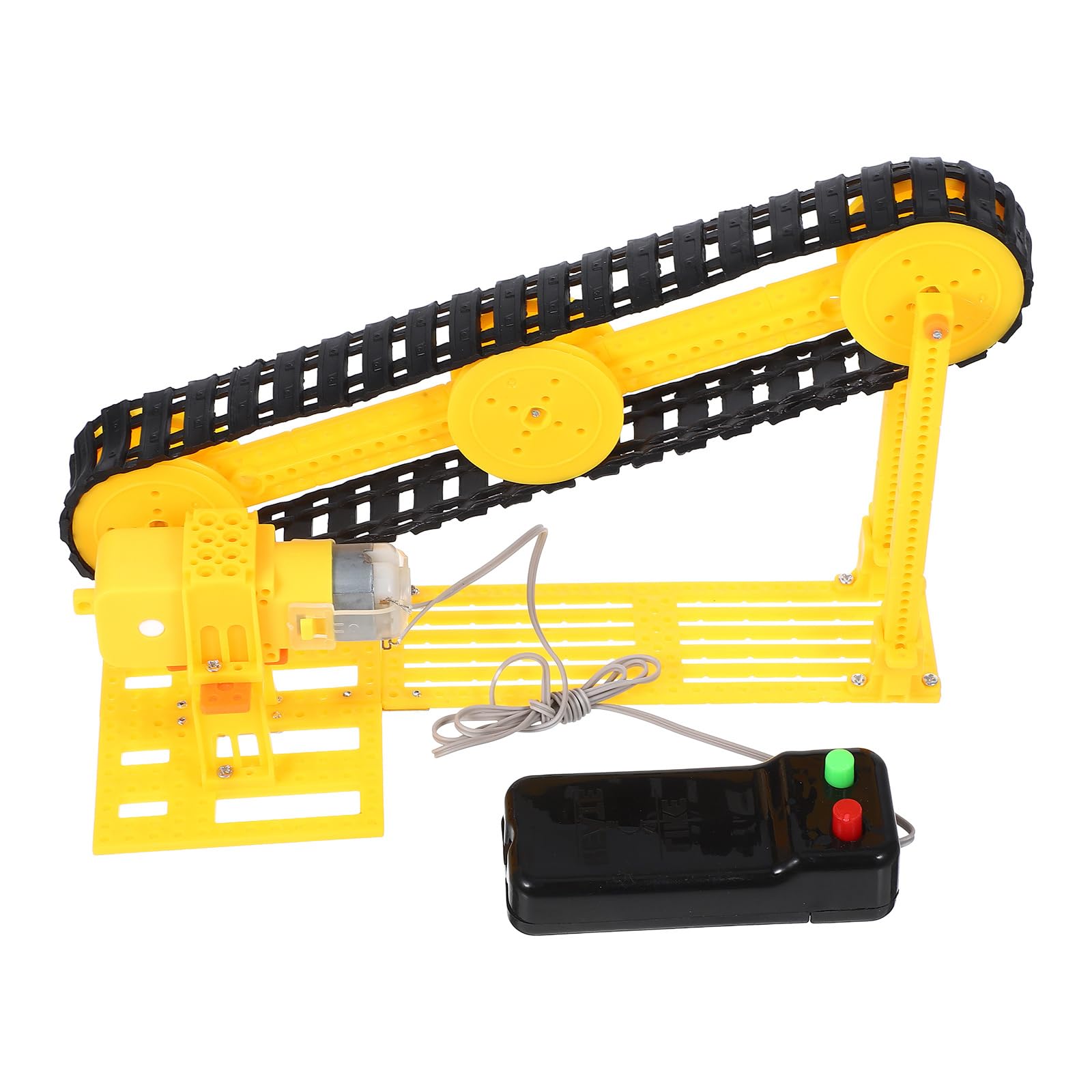 Photo 1 of Vaguelly 1 Set Conveyor Belt Model Conveyor Assembly Model DIY Conveyor Assemble Toy Conveyor Models Teaching Prop DIY Engineering Experiments Conveyor DIY Model Teaching Aid Conveyor Toy