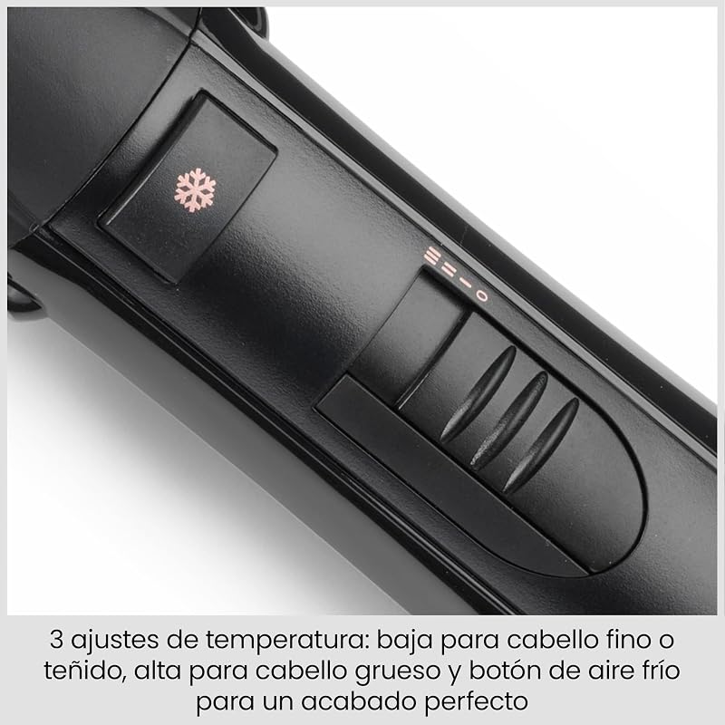Escova de ar BaByliss Smooth Finish 1200 com 4 acessórios, para adicionar volume, modelação e suavização, 3 configurações de temperatura, tecnologia iônica, AS122E.