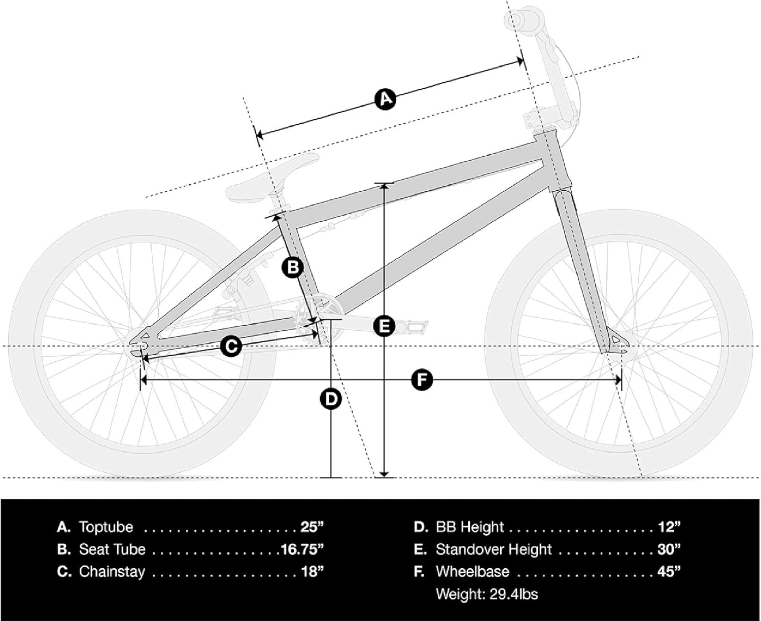 framed x spacecraft 29er bmx bike