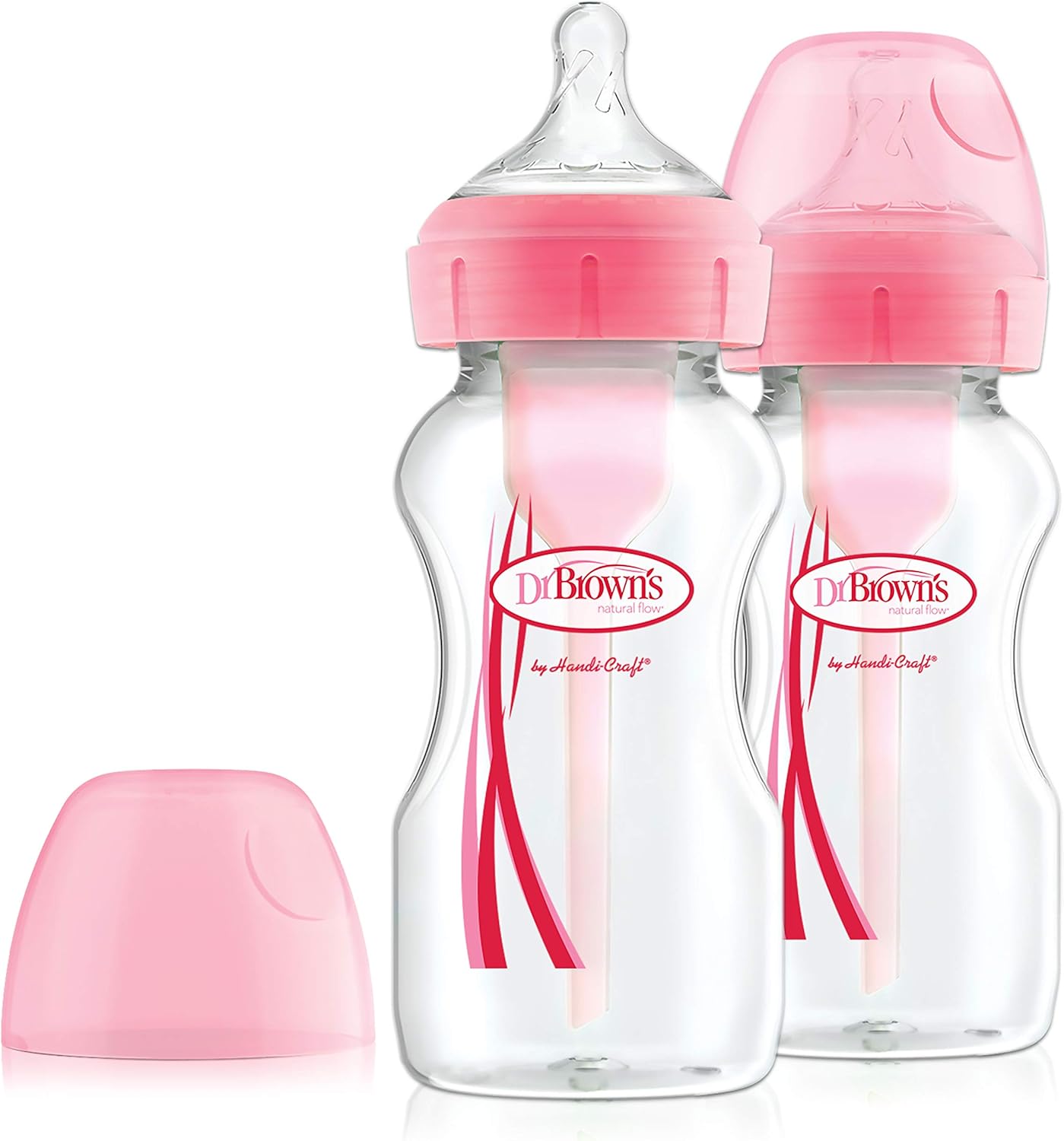 Dr Brown's Options + 270ml Pink Twin Pack Bottles Amazon.co.uk Baby