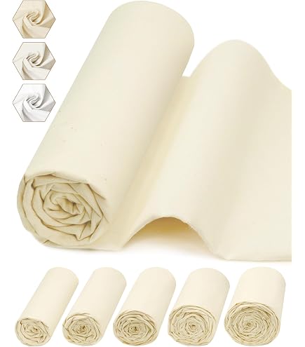 Pellon Musselin-Stoff, Natur, 274 Cm Breit, 15 M Lang – 100% Baumwolle, Ungebleicht, Vielseitig