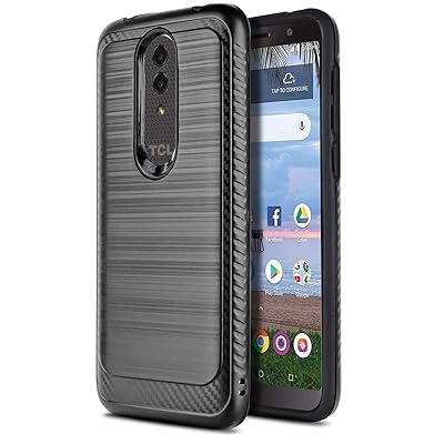 Shockproof Brushed Protective Cover for Alcatel TCL A1X A503DL