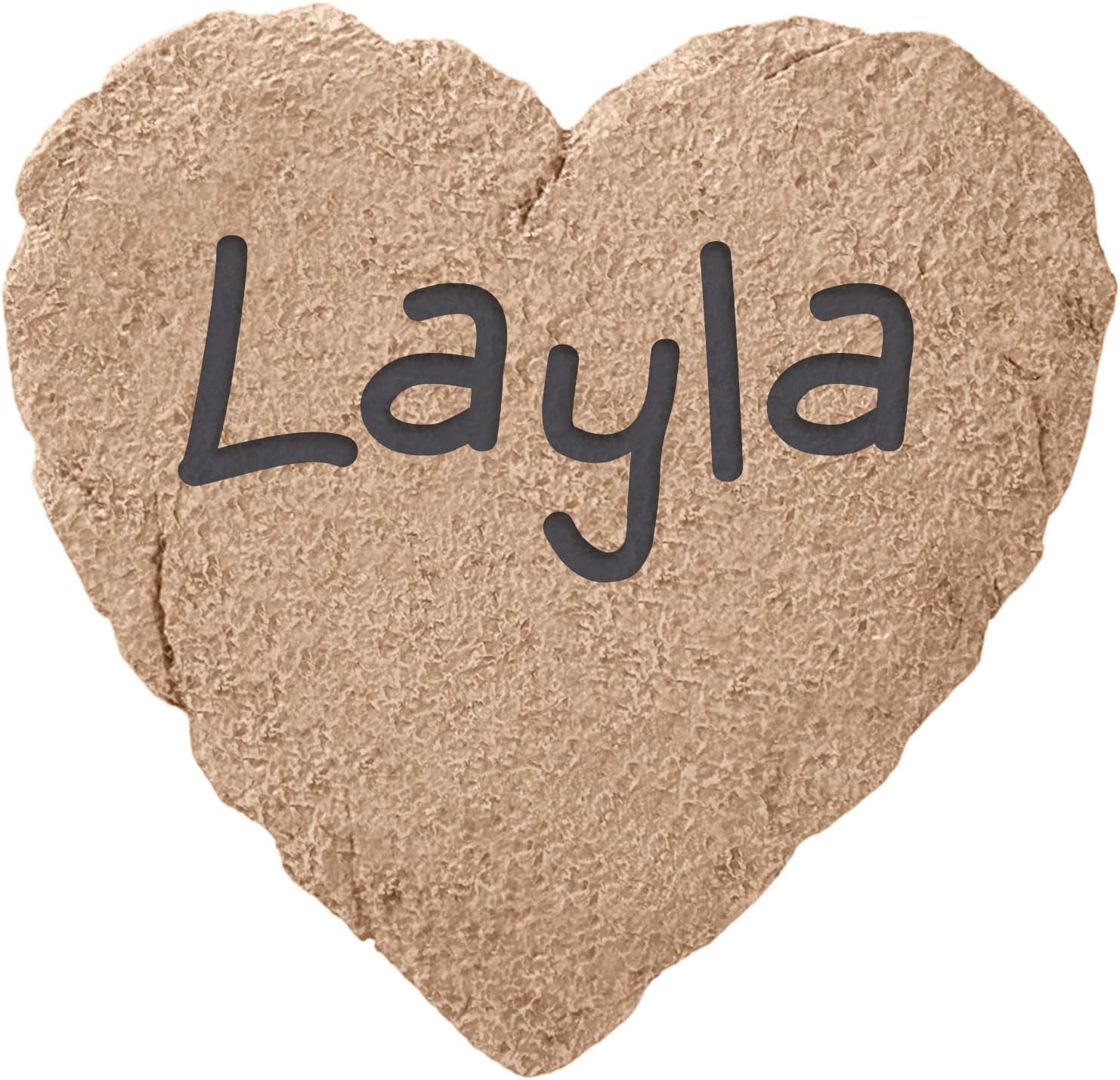 Hardscaping Materials - Let's Make Memories Personalized Heart Stepping Stone - for Mom, Grandma - Resin Heart - Custom Garden Decor - 6 3/4