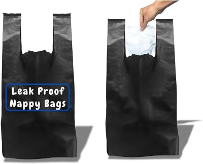ViraCare 100 Adult Nappy Bags Sanitary Disposal Bags Extra Strong Leak-Proof