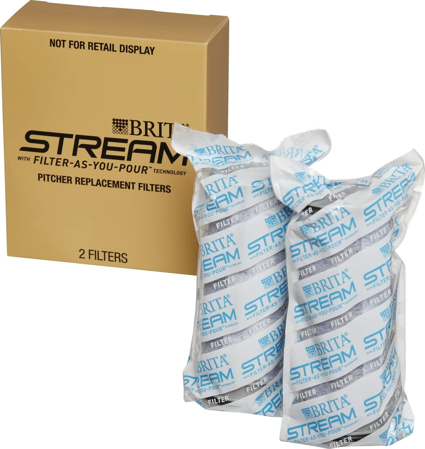 Brita Stream Replacement Filters, 2 Count, Gray: Kitchen & Dining