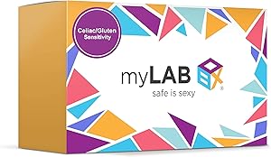 myLAB Box at Home Test Kit Gluten Sensitivity & Celiac Disease Screening CLIA Lab Certified (Not Available in NY)